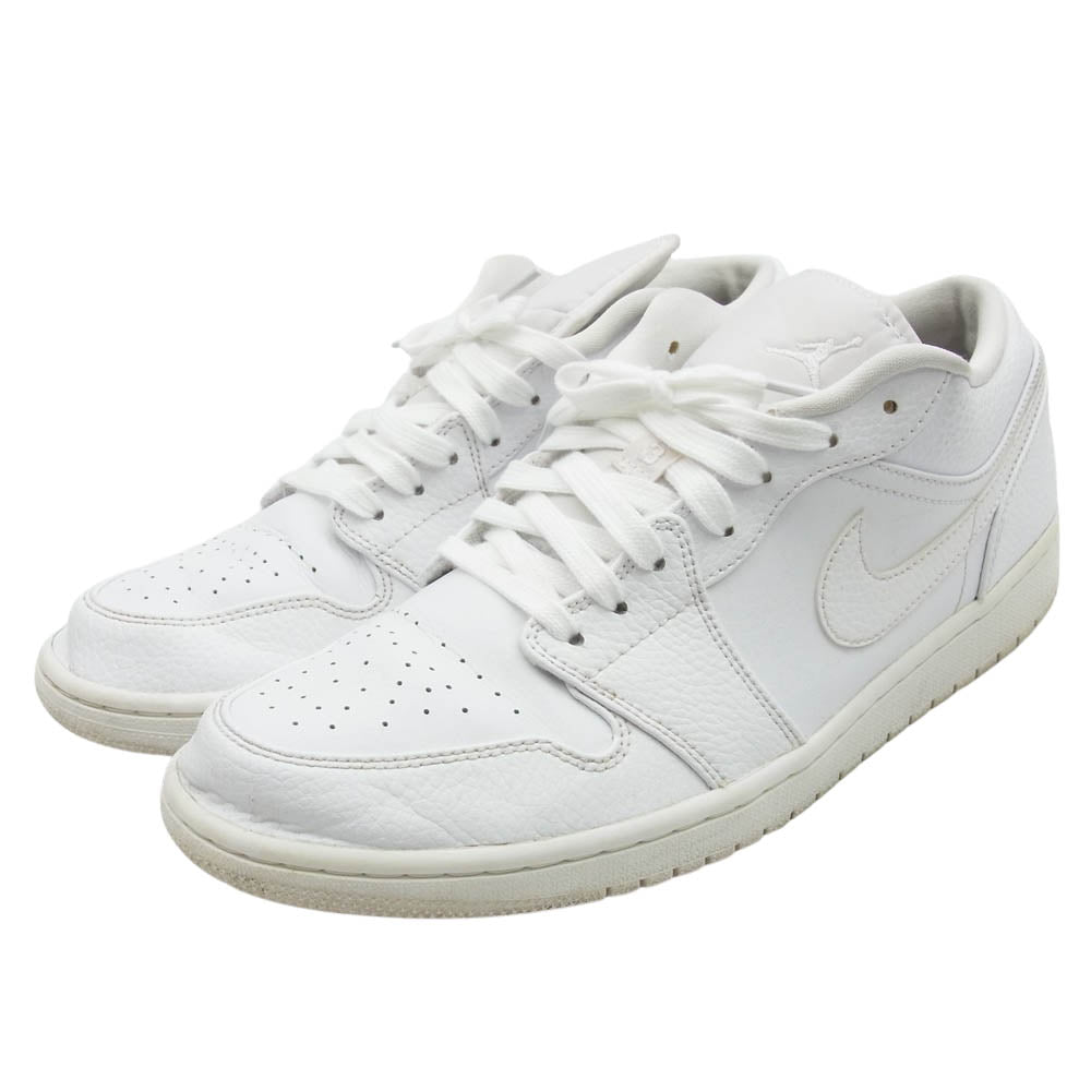 NIKE ナイキ 553558-130 Air Jordan 1 Low Triple White 2020 アジョーダン1 ロー トリプルホワイト スニーカー ホワイト系 28.5【中古】