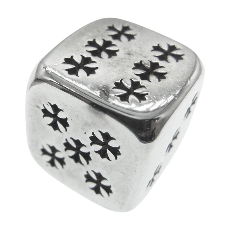 CHROME HEARTS クロムハーツ（原本無） DICE ダイス 2個セット サイコロ シルバー系【中古】