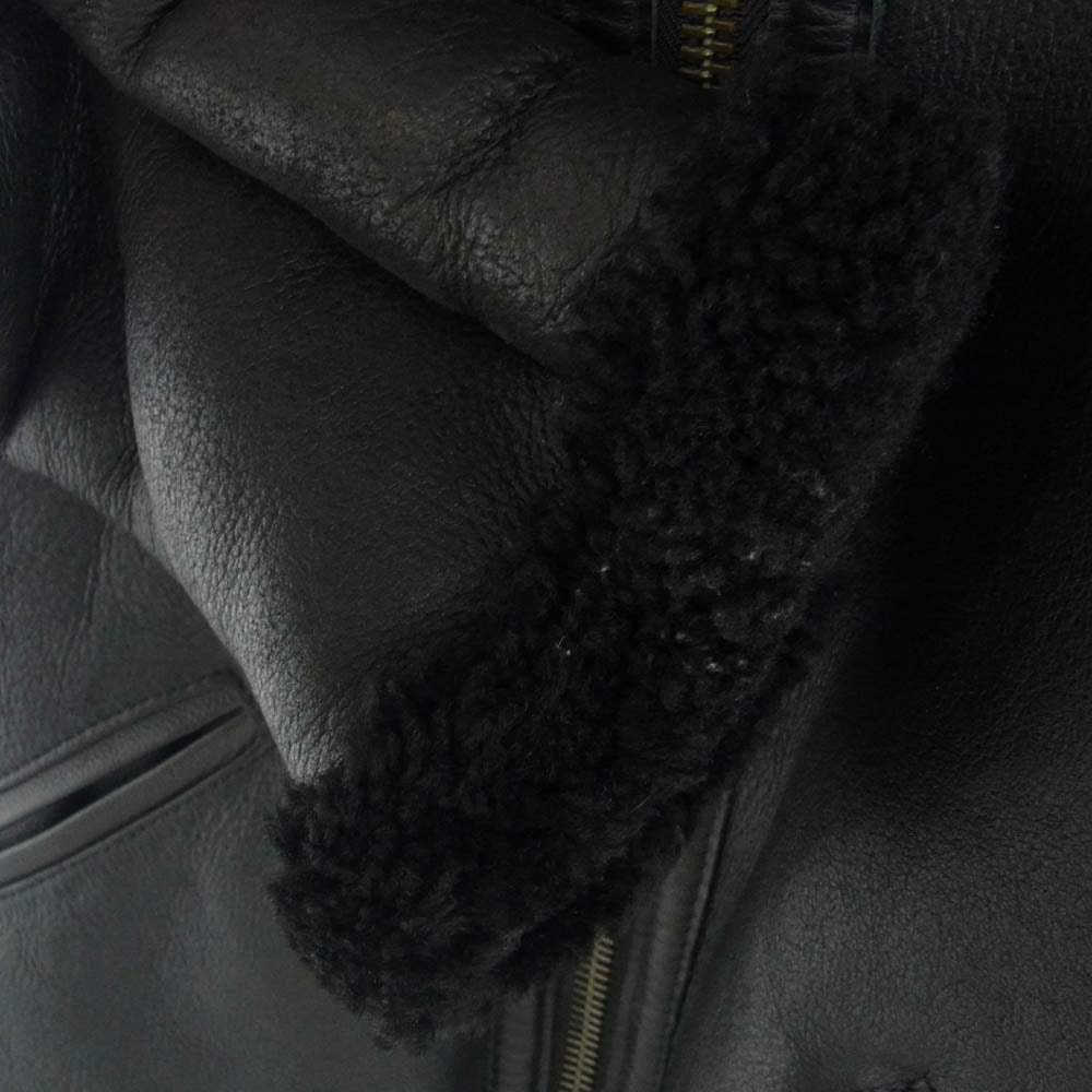 ショット×ロンハーマン　B6 ブラック　ムートン Ron Herman × schott 別注 B-6 ムートン レザージャケット ショット