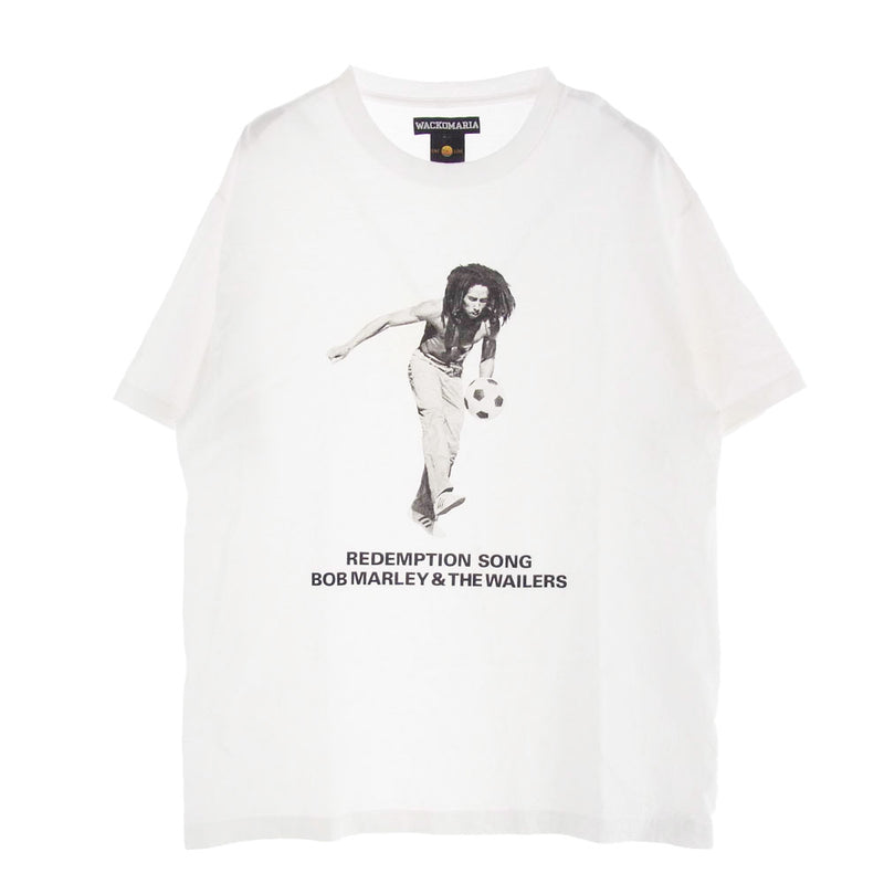 WACKO MARIA ワコマリア 24AW BOB MARLEY CREW NECK T-SHIRT Ｔシャツ 半袖 ホワイト系 L【中古】