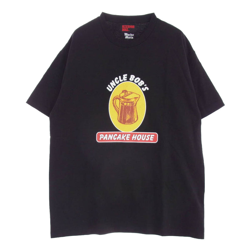 WACKO MARIA ワコマリア 24AW RESERVOIR DOGS T-SHIRT UNCLE BOB'S PANCAKE HOUSE レザボアドッグス パンケーキ Ｔシャツ 半袖 ブラック系 L【中古】