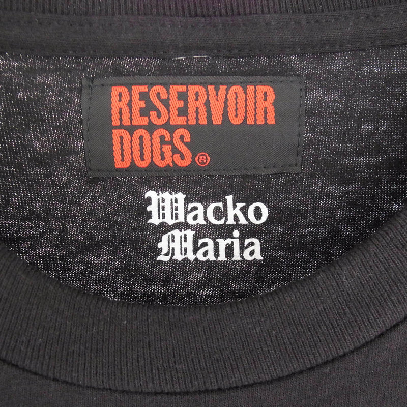 WACKO MARIA ワコマリア 24AW RESERVOIR DOGS T-SHIRT UNCLE BOB'S PANCAKE HOUSE レザボアドッグス パンケーキ Ｔシャツ 半袖 ブラック系 L【中古】