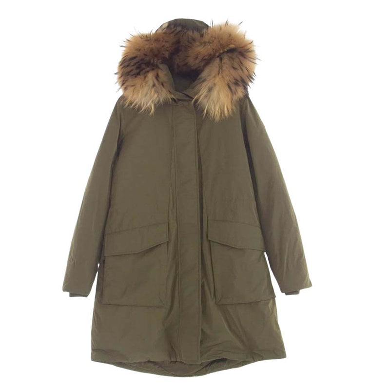 WOOLRICH ウールリッチ WWCPS2790 YORK PARKA ヨークパーカー ダウン ジャケット カーキ系 XS【中古】