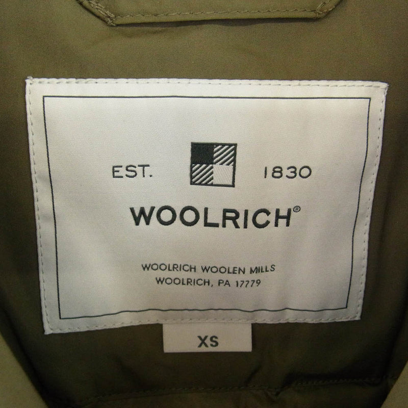 WOOLRICH ウールリッチ WWCPS2790 YORK PARKA ヨークパーカー ダウン ジャケット カーキ系 XS【中古】