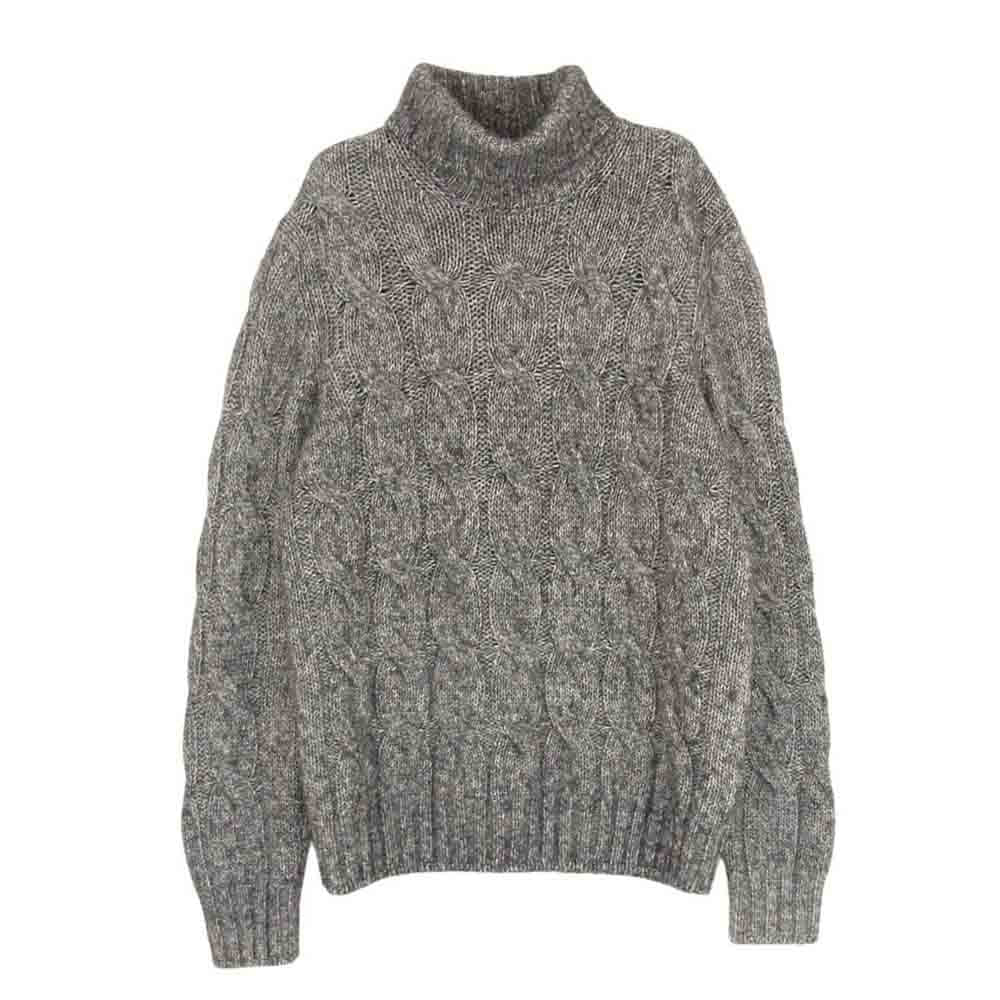 グランサッソ タートル ネック ニット グレー系 48【中古】