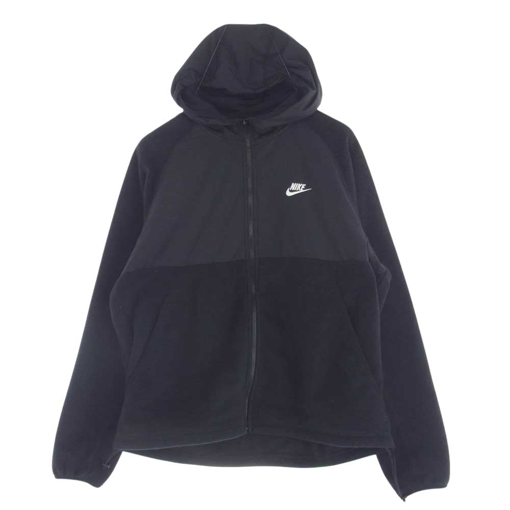 NIKE ナイキ CU4362-010 FULL ZIP HOODIE フリース フル ジップ フーディー ブラック系 XL【中古】