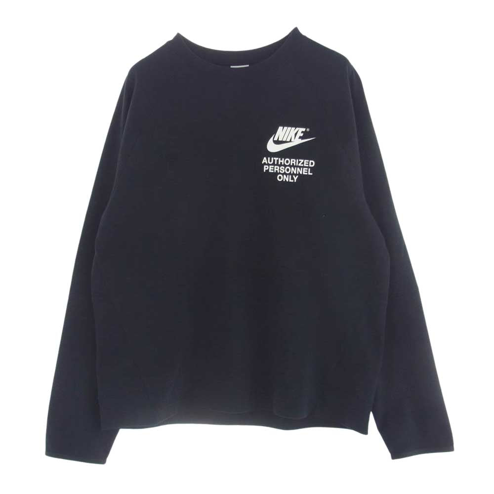 NIKE ナイキ DM6555-010 Sportswear Graphic Crew グラフィック クルー ロンT 長袖 カットソー ブラック系 XXL【中古】