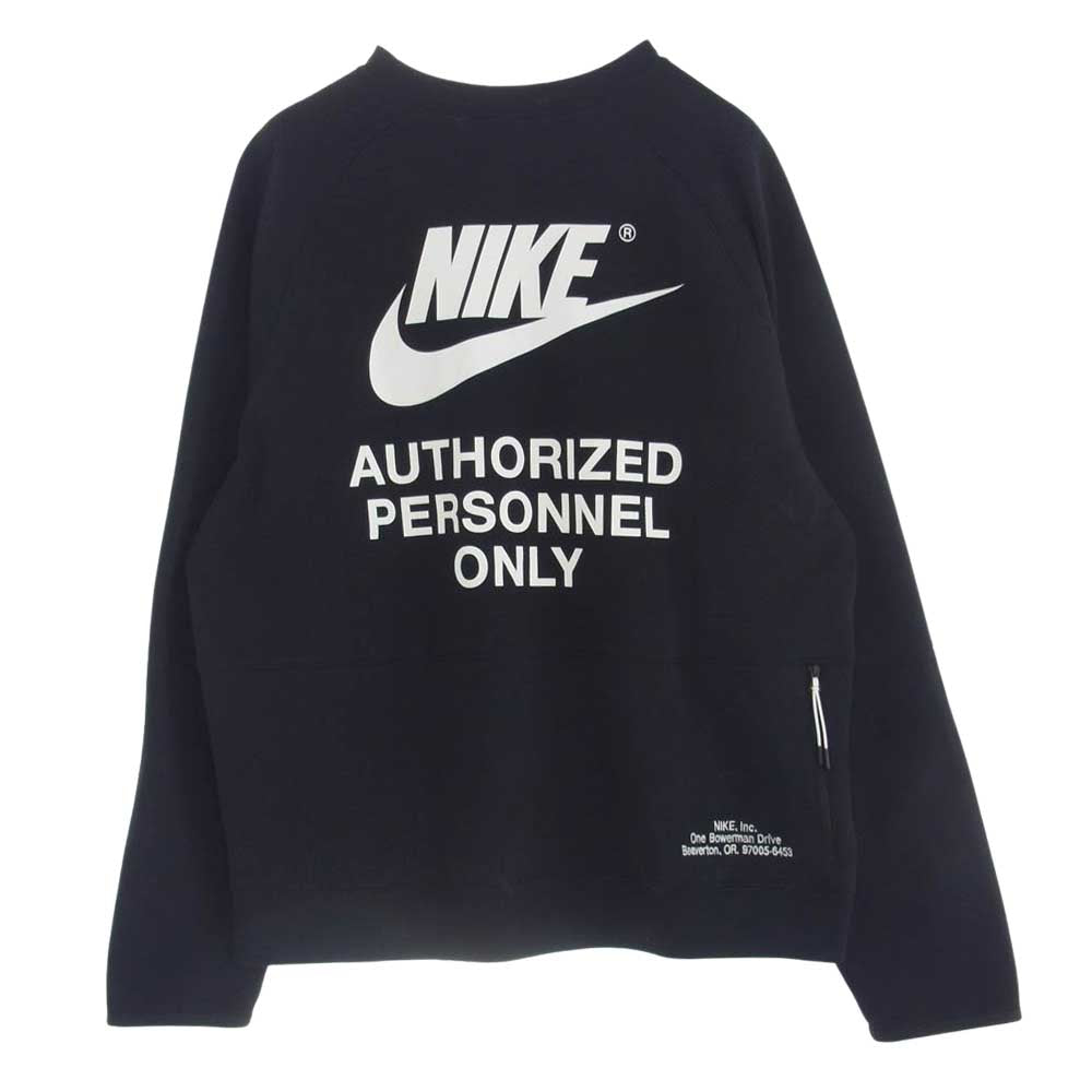 NIKE ナイキ DM6555-010 Sportswear Graphic Crew グラフィック クルー ロンT 長袖 カットソー ブラック系 XXL【中古】