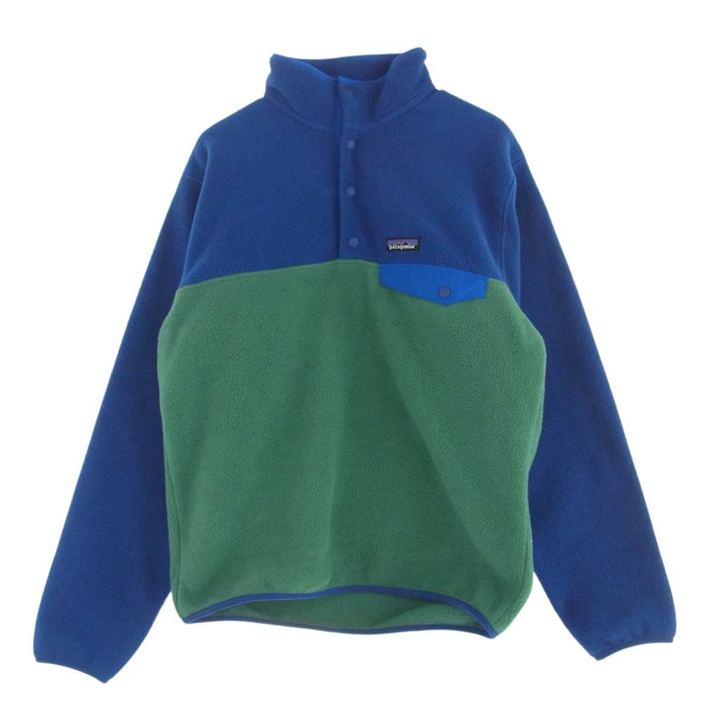 patagonia パタゴニア 25580FA20 シンチラ スナップ プルオーバー フリース ジャケット グリーン系 ブルー系 S【中古】