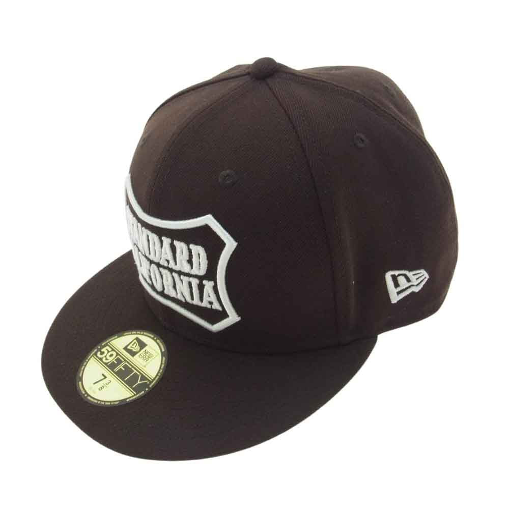 STANDARD CALIFORNIA スタンダードカリフォルニア NEW ERA 59Fifty SD Logo Cap ニューエラ ロゴ キャップ ブラウン系 58.7cm【中古】