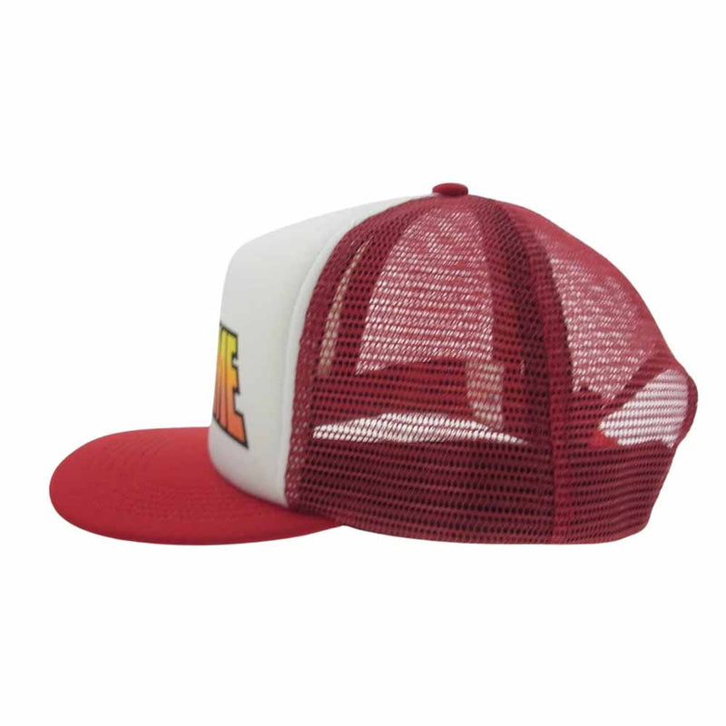 Supreme シュプリーム 24SS Gradient Mesh Back 5-Panel グラディエント フロントロゴ 6パネル メッシュ キャップ レッド系【中古】