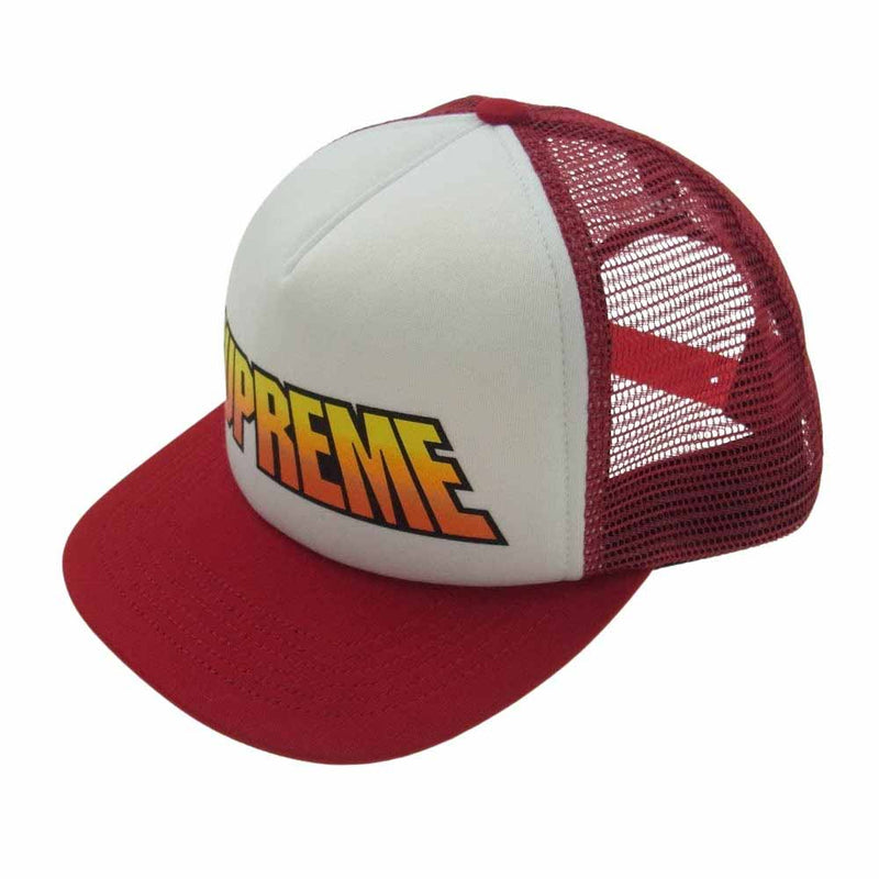 Supreme シュプリーム 24SS Gradient Mesh Back 5-Panel グラディエント フロントロゴ 6パネル メッシュ キャップ レッド系【中古】