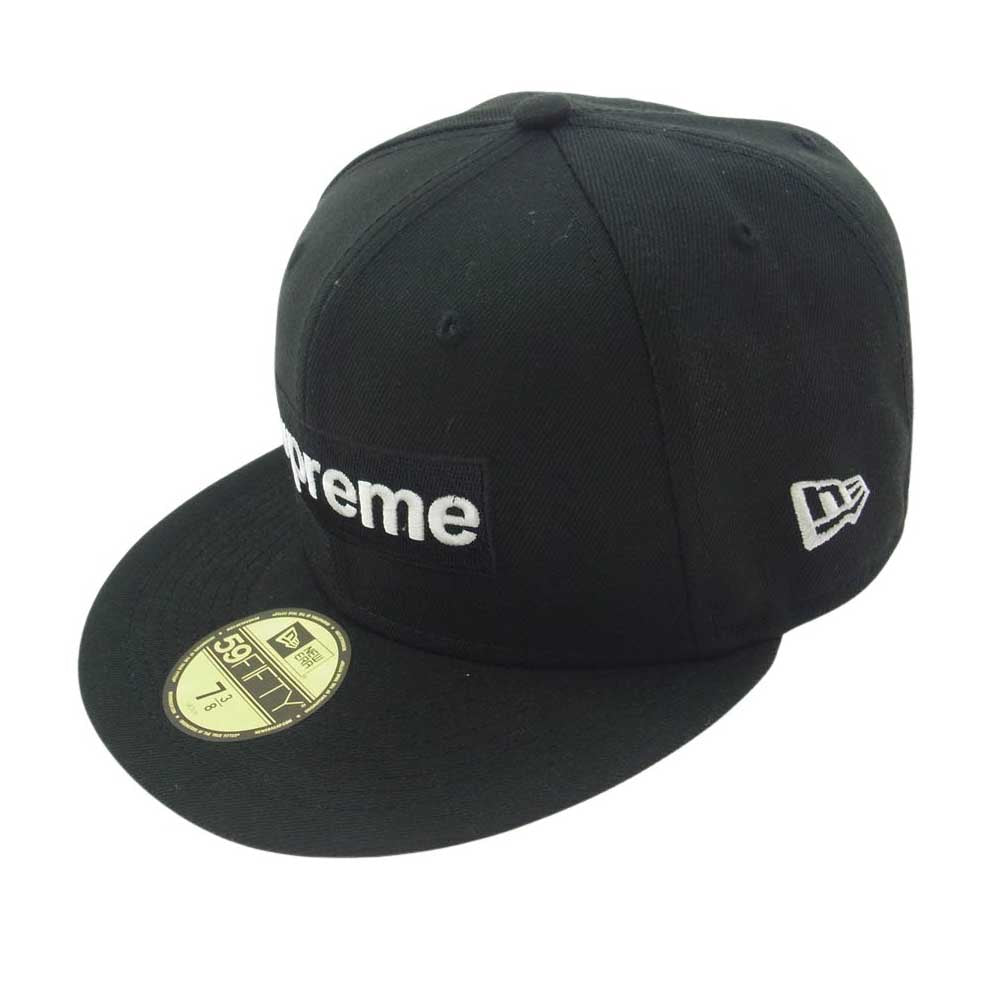 Supreme シュプリーム 22AW Money Box Logo New Era ニューエラ ボックス ロゴ キャップ ブラック系 58.7cm【中古】