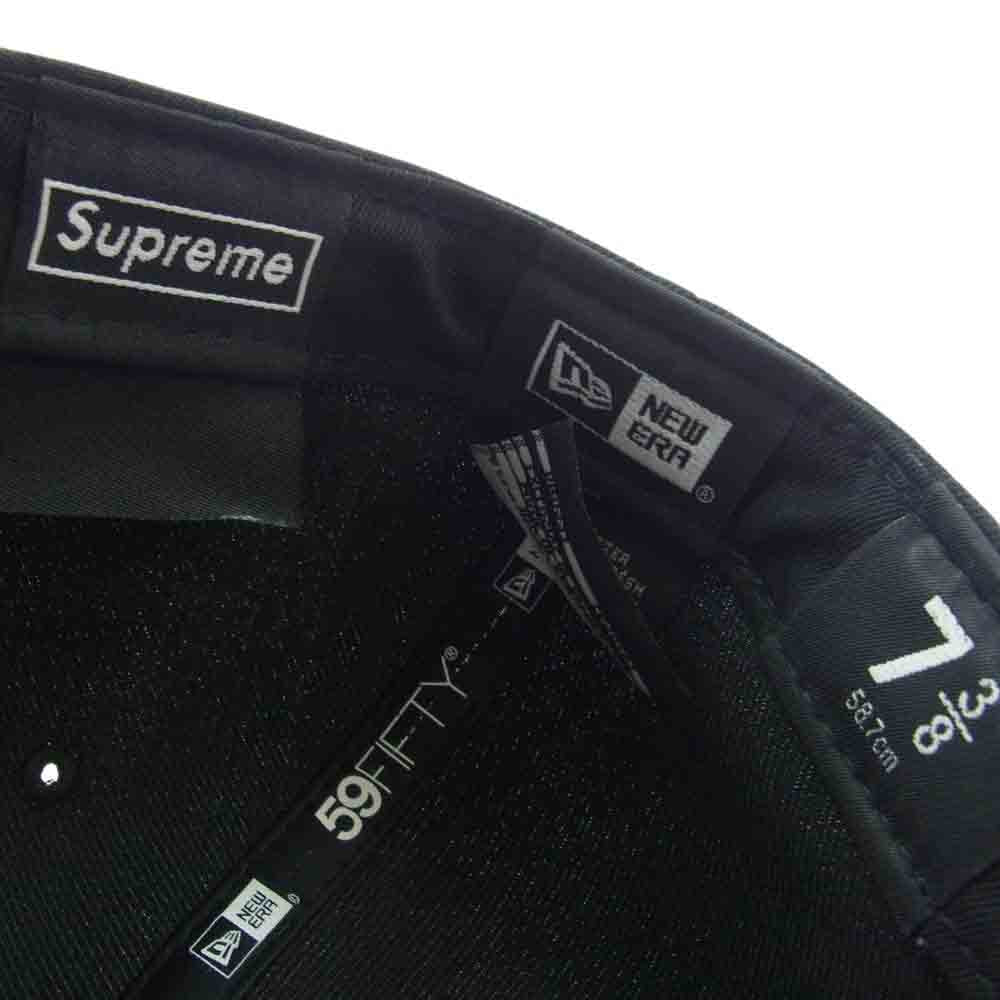 Supreme シュプリーム 22AW Money Box Logo New Era ニューエラ ボックス ロゴ キャップ ブラック系 58.7cm【中古】