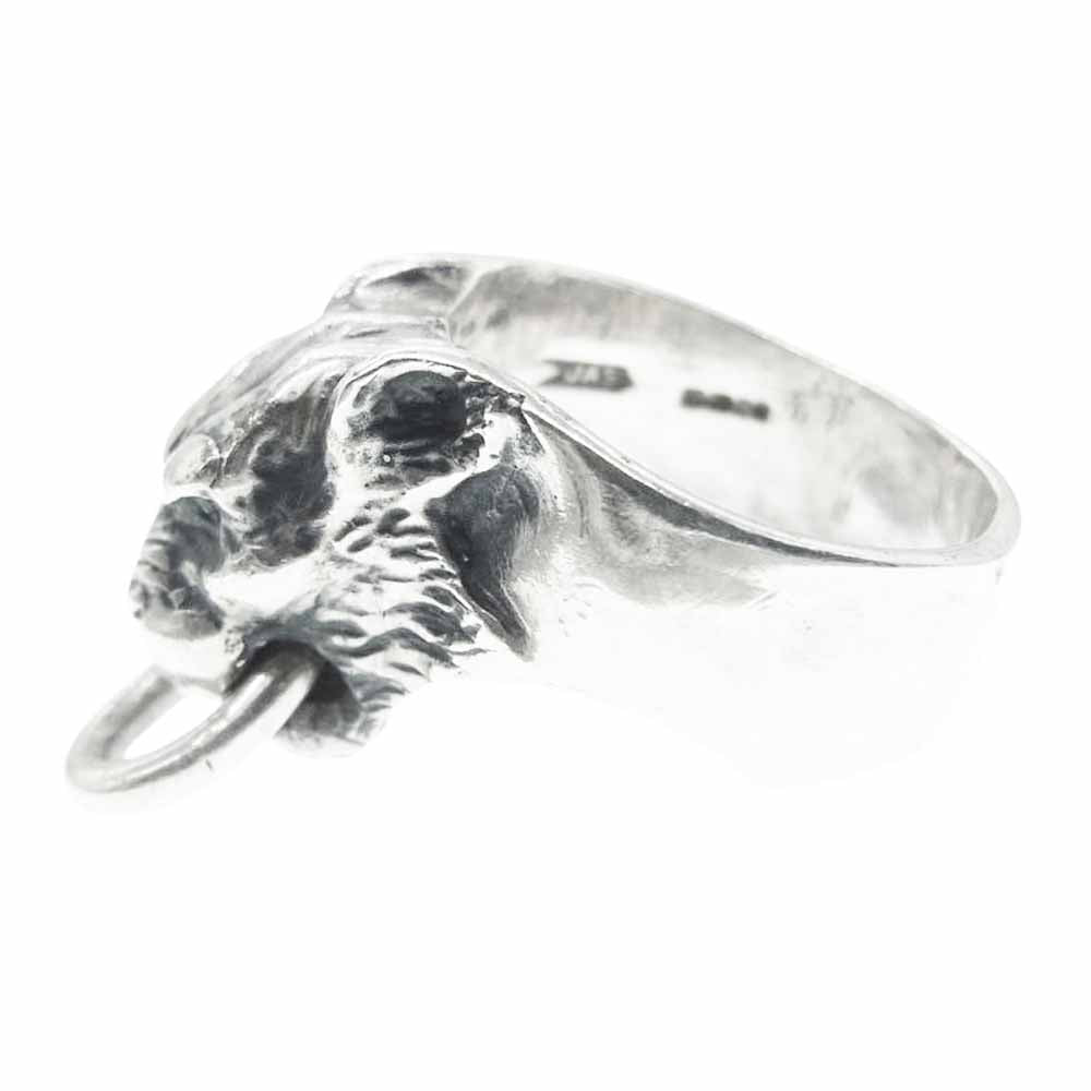 CRAZY PIG クレイジーピッグ SMALL TIGER HEAD RING スモール タイガー ヘッド リング シルバー系 17号【中 –  ブランド古着 LIFE