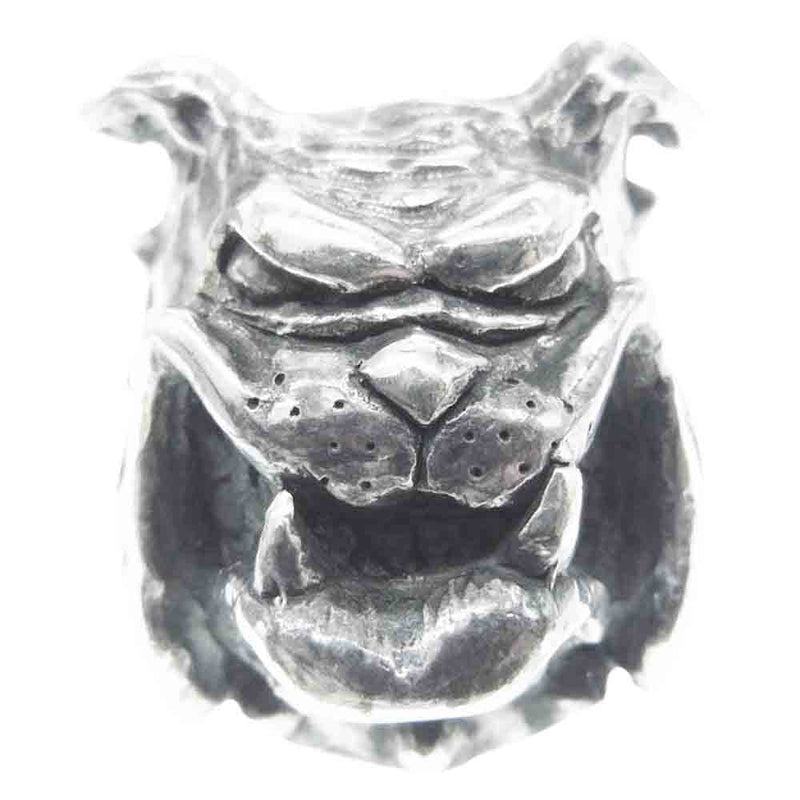 CRAZY PIG クレイジーピッグ BULLDOG RING ブルドッグ リング シルバー系 20号【中古】