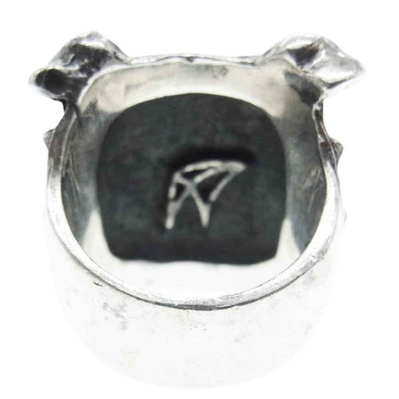 CRAZY PIG クレイジーピッグ BULLDOG RING ブルドッグ リング シルバー系 20号【中古】