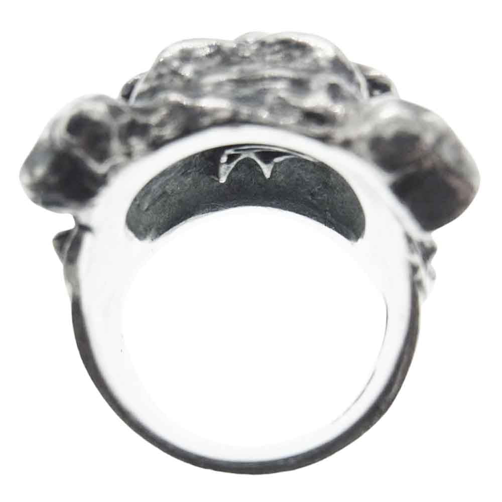 CRAZY PIG クレイジーピッグ BULLDOG RING ブルドッグ リング シルバー系 20号【中古】
