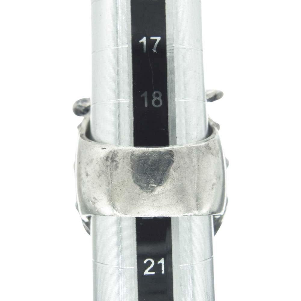 CRAZY PIG クレイジーピッグ BULLDOG RING ブルドッグ リング シルバー系 20号【中古】