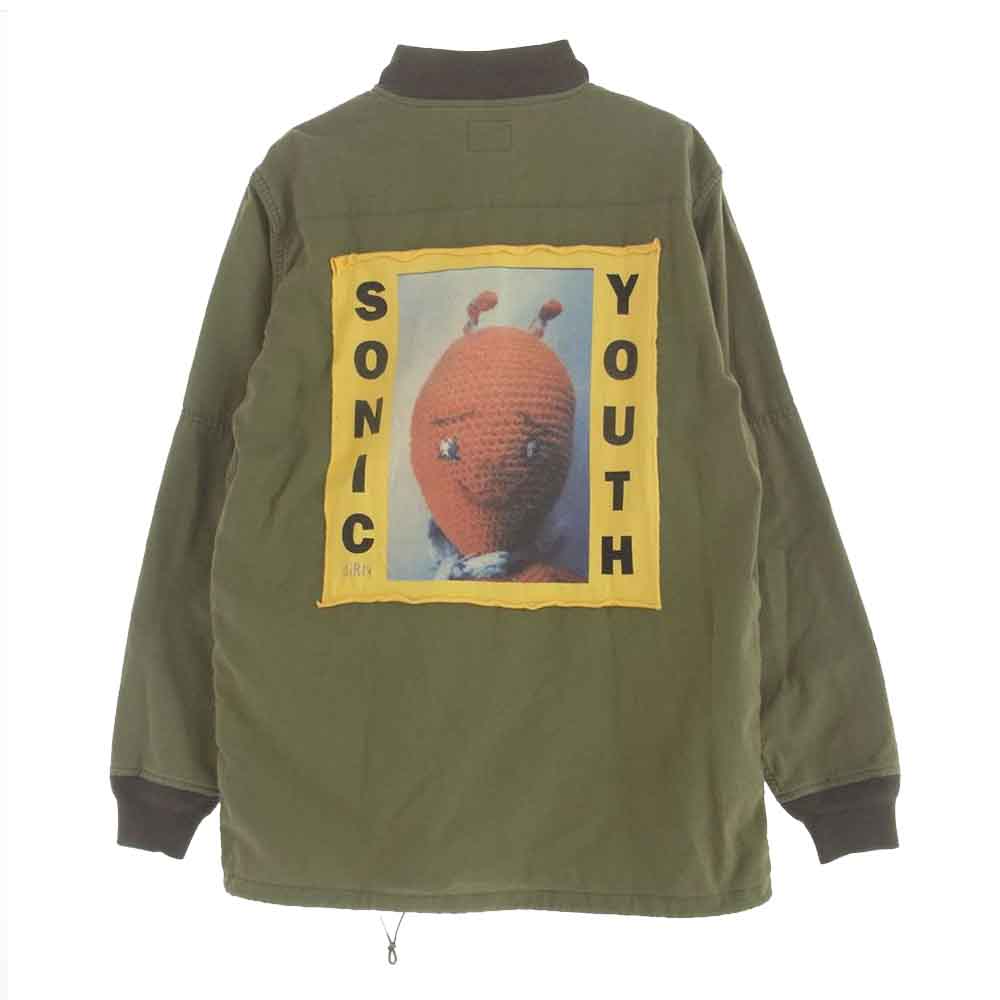 HYSTERIC GLAMOUR ヒステリックグラマー 20SS 02201AB15 野口強 SONIC YOUTH リメイク パッチ フィールド ジャケット カーキ系 M【中古】