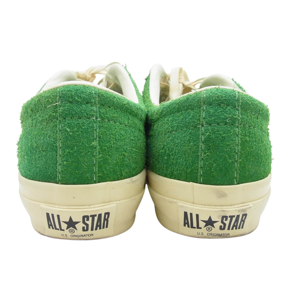 CONVERSE コンバース 1SD590 STAR&BARS US SUEDE BRIGHT GREEN スター&バーズ スエード スニーカー グリーン系 26.5cm【中古】