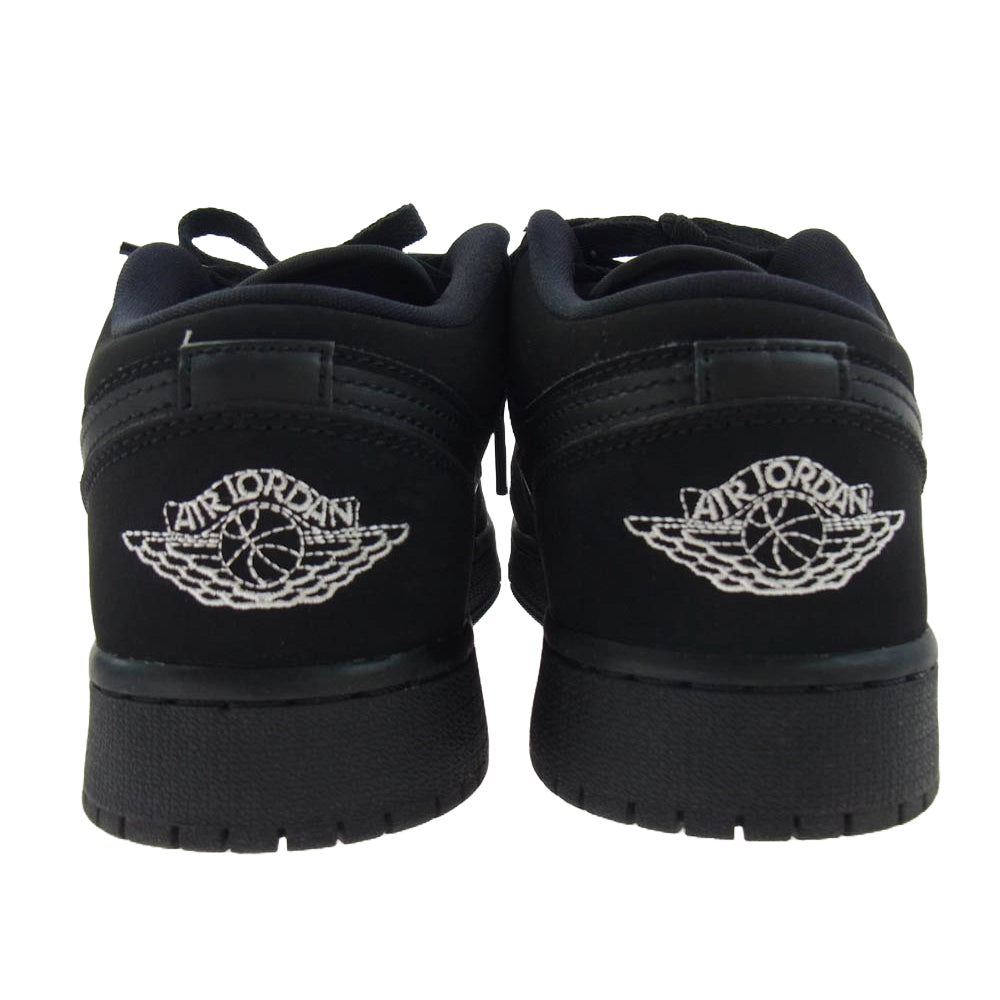 NIKE ナイキ 553560-019 AIR JORDAN 1 LOW GS エアジョーダン 1 ロー スニーカー ブラック系 24.5cm【中古】