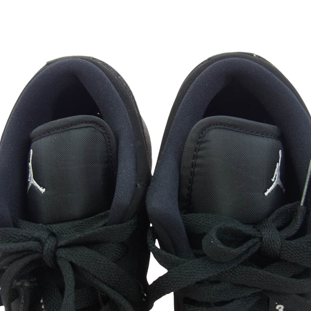 NIKE ナイキ 553560-019 AIR JORDAN 1 LOW GS エアジョーダン 1 ロー スニーカー ブラック系 24.5cm【中古】