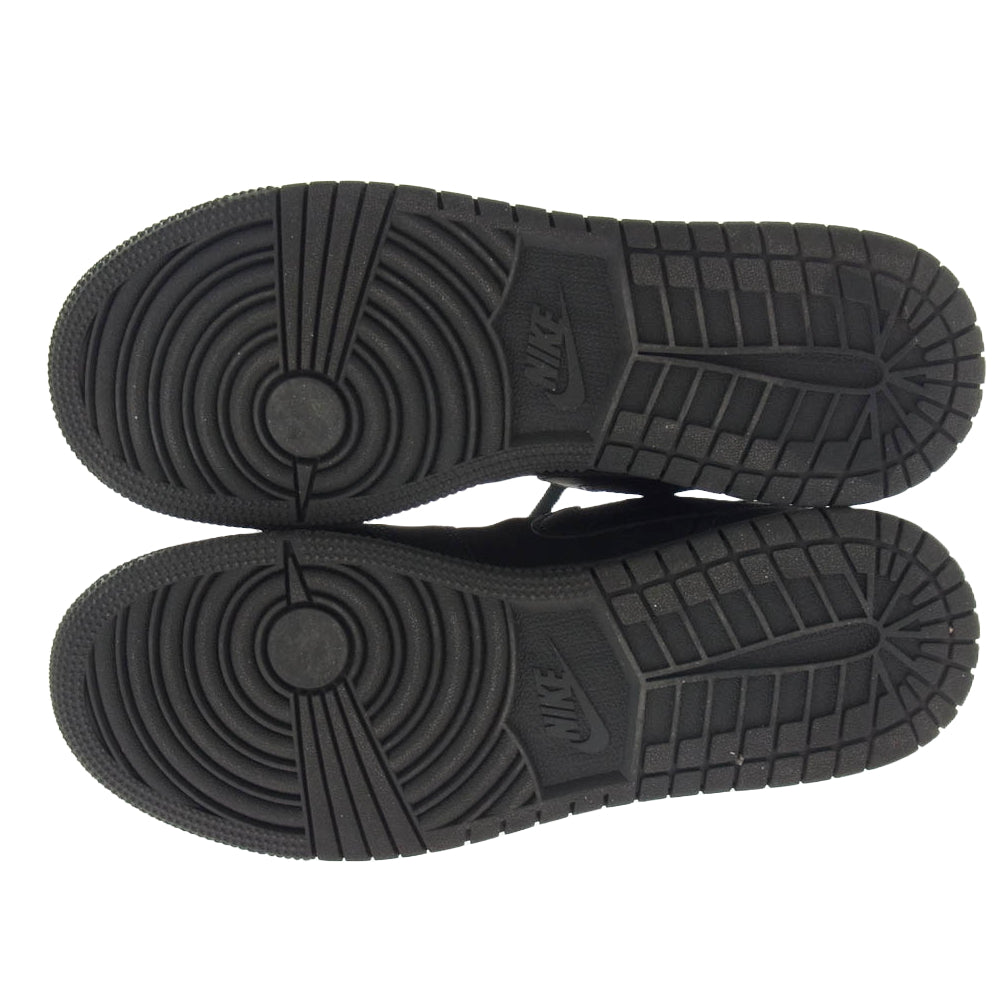 NIKE ナイキ 553560-019 AIR JORDAN 1 LOW GS エアジョーダン 1 ロー スニーカー ブラック系 24.5cm【中古】
