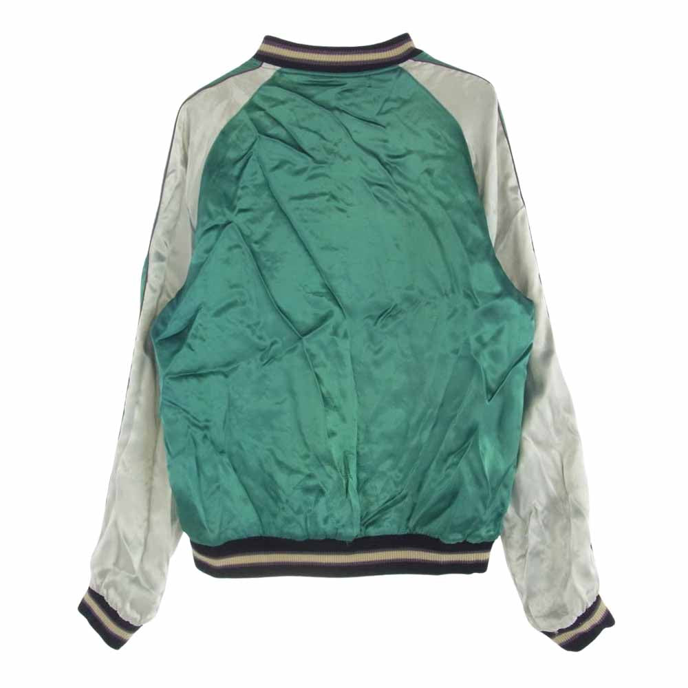 TK ティーケー TAKEO KIKUCHI タケオキクチ リバーシブル スカジャン 刺繍 ブルゾン ジャケット ブラック系 4【中古】