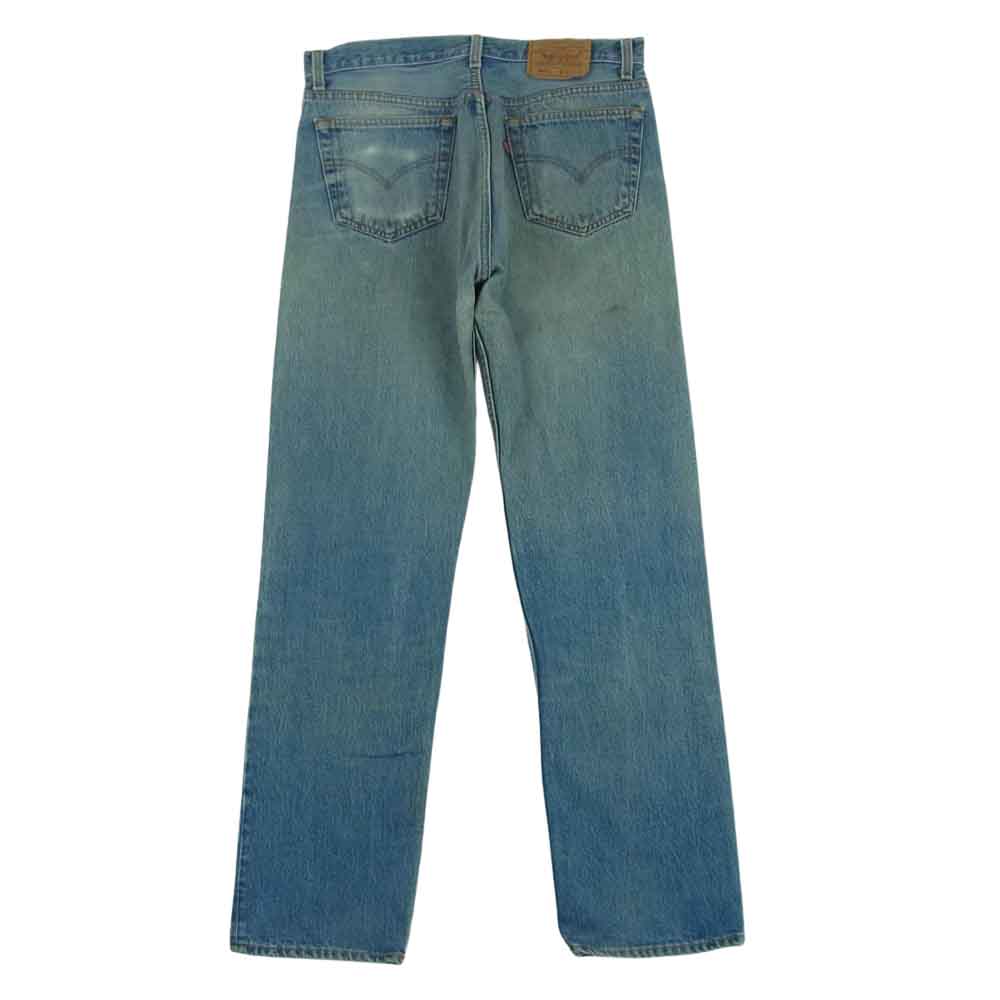 Levi's リーバイス 90s 501 USA製 ボタン裏522刻印 コットン デニム パンツ インディゴブルー系 W35 L36【中古】