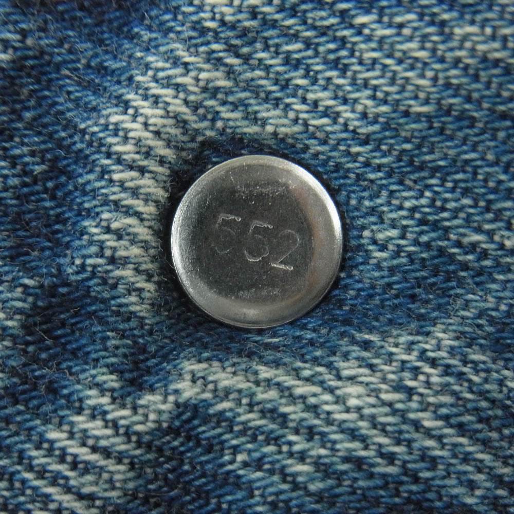 Levi's リーバイス 90s 501 USA製 ボタン裏522刻印 コットン デニム パンツ インディゴブルー系 W35 L36【中古】