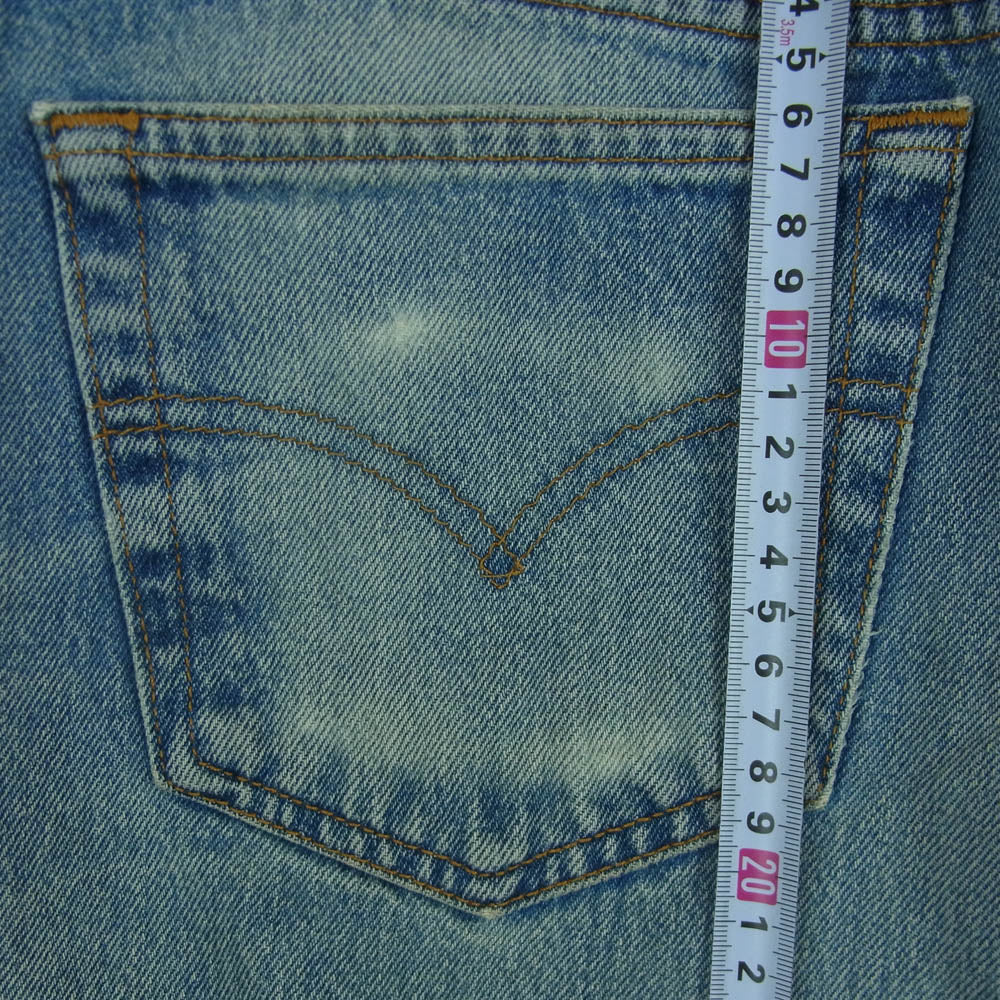 Levi's リーバイス 90s 501 USA製 ボタン裏522刻印 コットン デニム パンツ インディゴブルー系 W35 L36【中古】