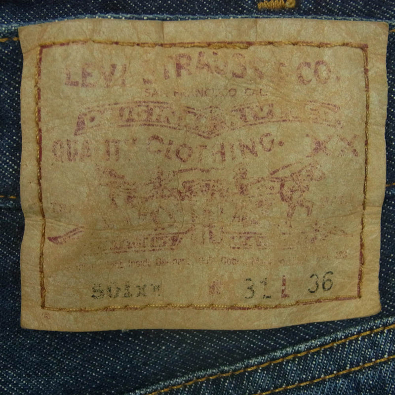 Levi's リーバイス 501XX 501-5917 米国製 90s 97年 ボタン裏501刻印 デニム パンツ インディゴブルー系 W31 L36【中古】