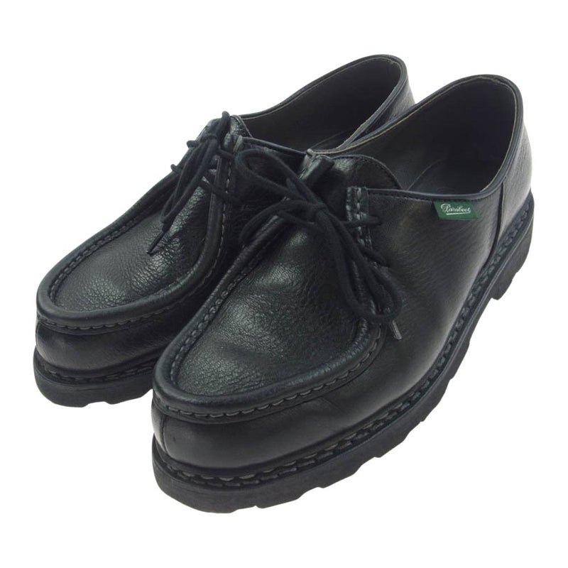 Paraboot パラブーツ 227247 MICHAEL CERF NOIR ミカエル チロリアン レザー シューズ ブラック系 41【中古】