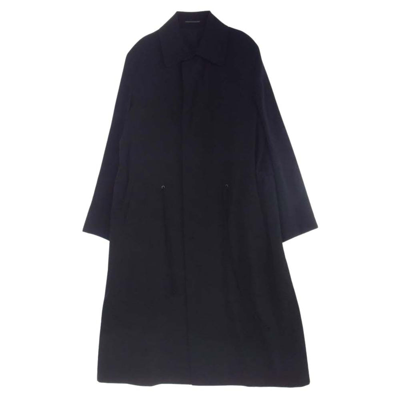 Yohji Yamamoto POUR HOMME ヨウジヤマモトプールオム 20AW HR-C05-100 GABARDINE BAL COLLAR COAT ウール ギャバジン バルカラー コート ブラック系 1【中古】