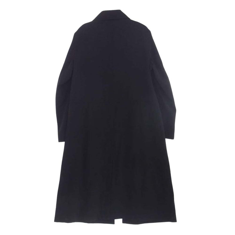 Yohji Yamamoto POUR HOMME ヨウジヤマモトプールオム 20AW HR-C05-100 GABARDINE BAL COLLAR COAT ウール ギャバジン バルカラー コート ブラック系 1【中古】