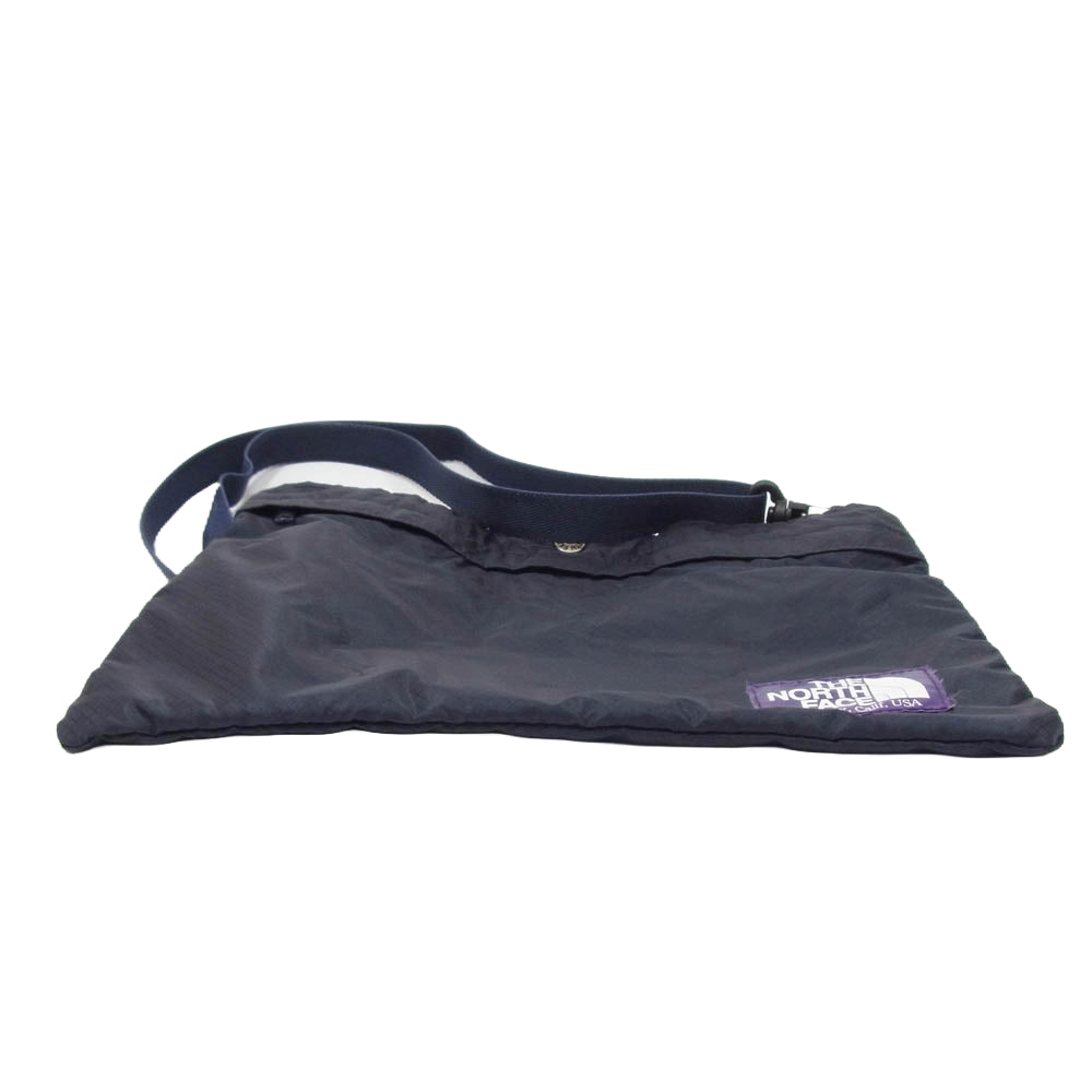 THE NORTH FACE ノースフェイス NN7712N PURPLE LABEL LIGHT WEIGHT SHOULDER BAG パープルレーベル ナイロン ショルダー バッグ サコッシュ ネイビー系【中古】