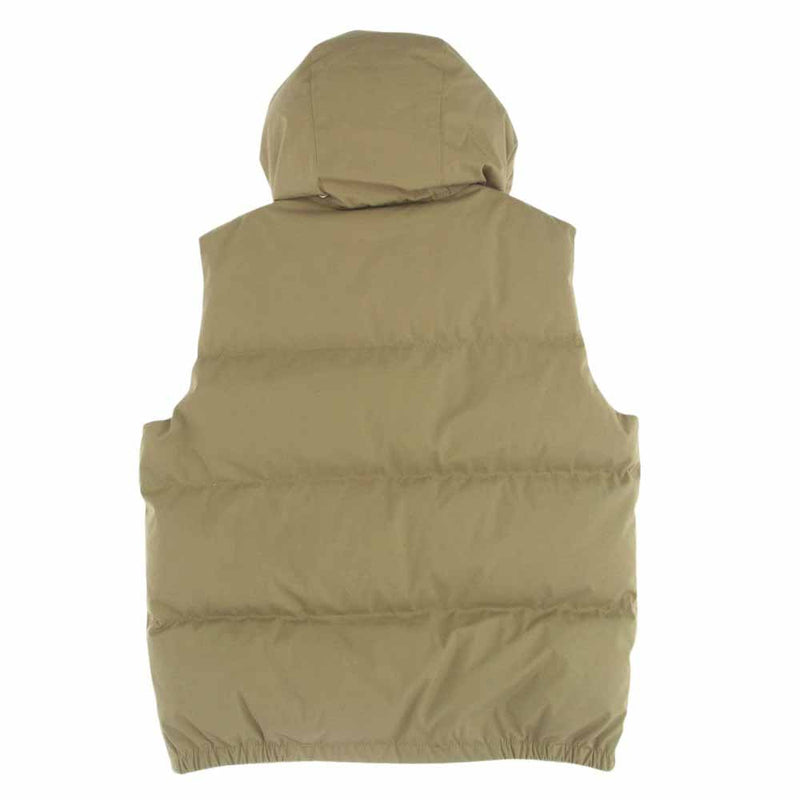 THE NORTH FACE ノースフェイス ND2750N PURPLE LABEL パープルレーベル 65/35 Hooded Sierra Vest  フード ダウン ベスト ベージュ系 L【中古】