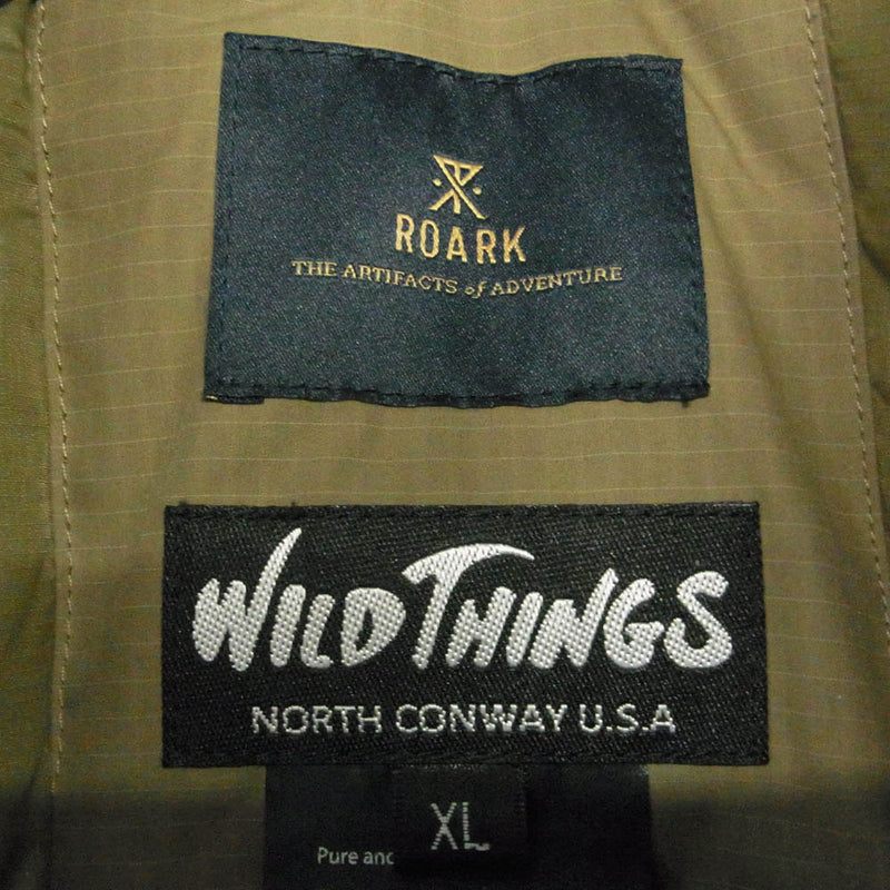 WILDTHINGS ワイルドシングス RJJ650 × ROARK HAPPY JACKET ハッピー ジャケット ダウン ジャケット XL【中古】