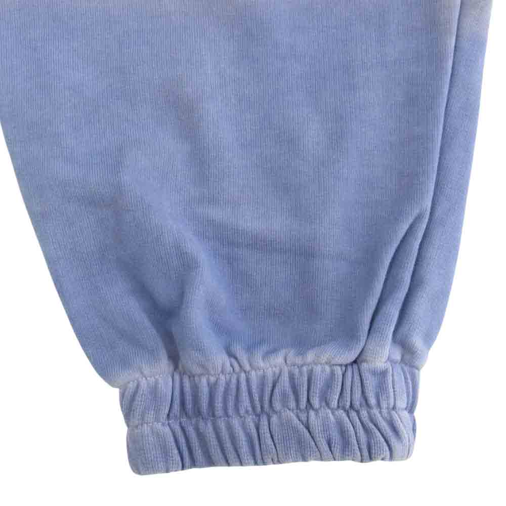 セルフメイド 20AW イタリア製 WRITTINGS SWEAT PANTS 総柄 刺繍プリント スウェットパンツ パープル系 ブルー系 M【中古】