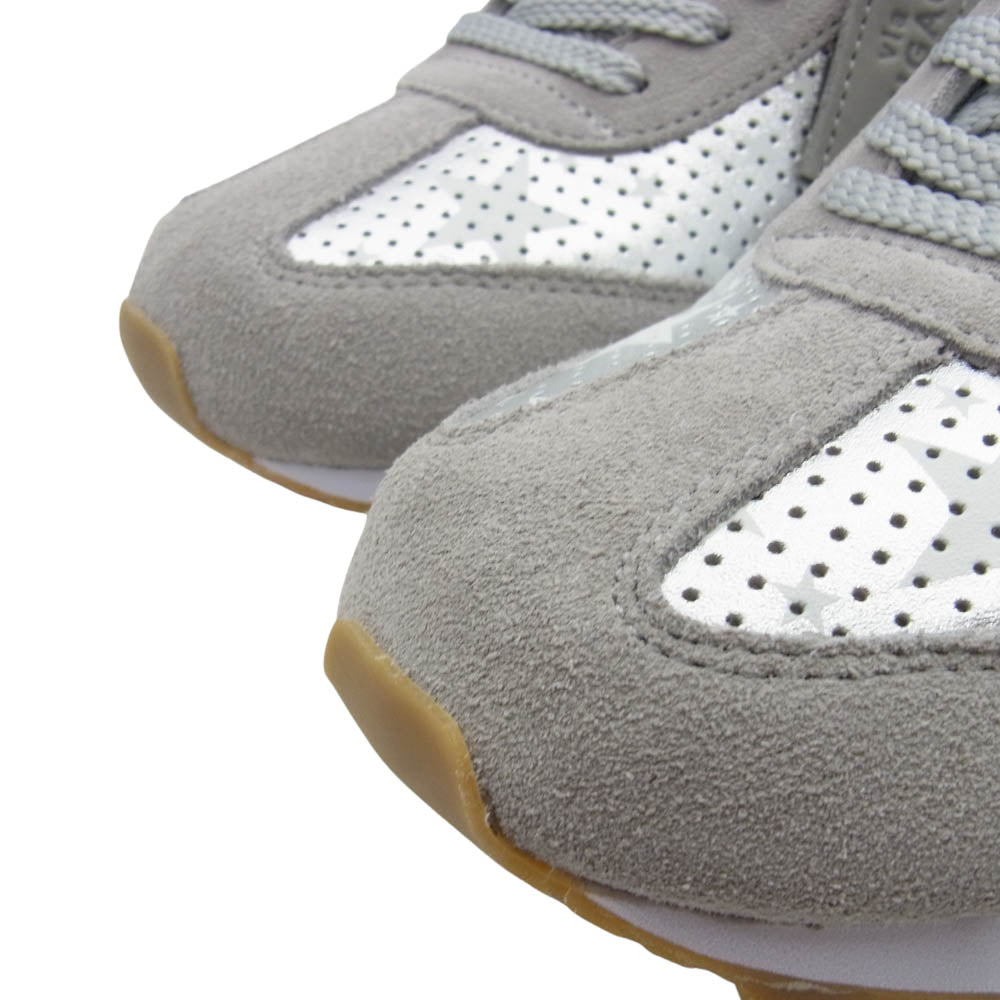 サンガッチョ にゅーず SILVER STAR シルバー スター ローカット スニーカー グレー系 シルバー系 27cm【新古品】【未使用】【中古】