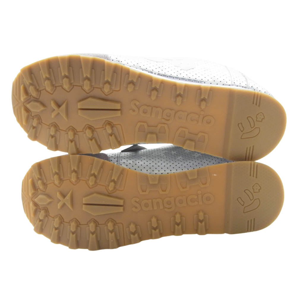 サンガッチョ にゅーず SILVER STAR シルバー スター ローカット スニーカー グレー系 シルバー系 27cm【新古品】【未使用】【中古】