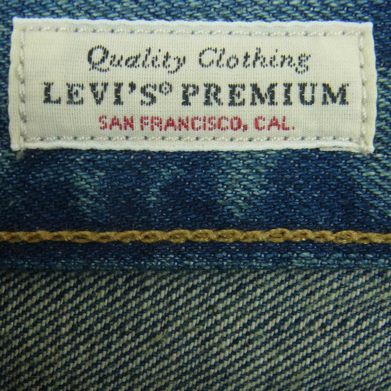 Levi's リーバイス 501-1487 501 デニム パンツ ビッグE ウォッシュドヴィンテージ インディゴブルー系 W32 L32【美品】【中古】