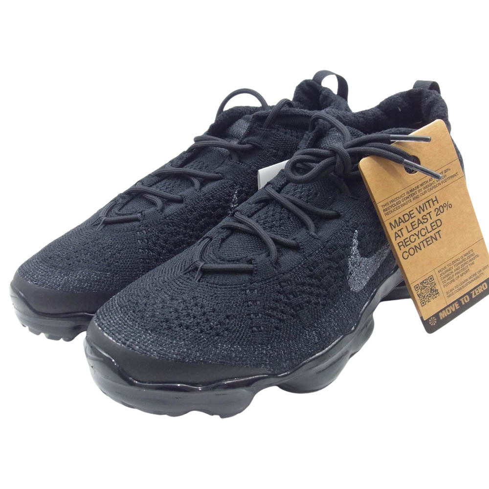 NIKE ナイキ DV1678-003 Vapormax 2023 Flyknit Triple Black ヴェイパーマックス フライニット トリプルブラック スニーカー ブラック系 26.5cm【新古品】【未使用】【中古】