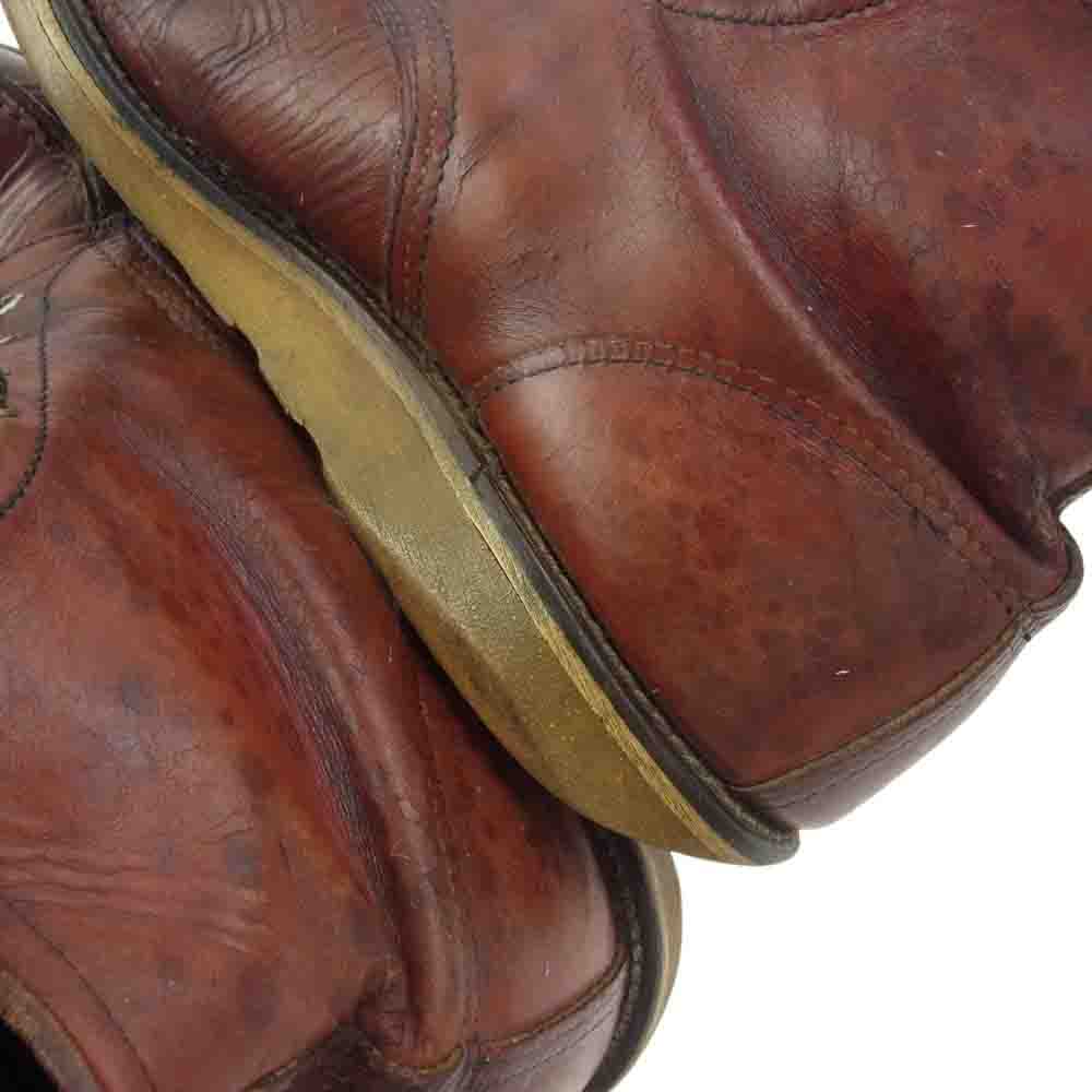 RED WING レッドウィング 875 半円犬タグ アイリッシュセッター レースアップ ブーツ ブラウン系 9E【中古】