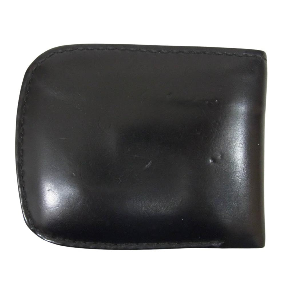 ワンズワーカー Half Wallet ハーフ ウォレット 二つ折り 財布 ブラック系【中古】