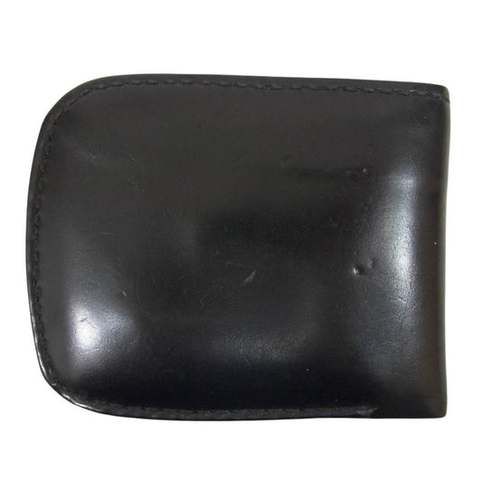 ワンズワーカー Half Wallet ハーフ ウォレット 二つ折り 財布 ブラック系【中古】