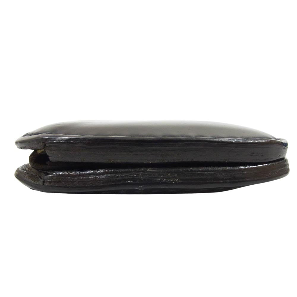ワンズワーカー Half Wallet ハーフ ウォレット 二つ折り 財布 ブラック系【中古】