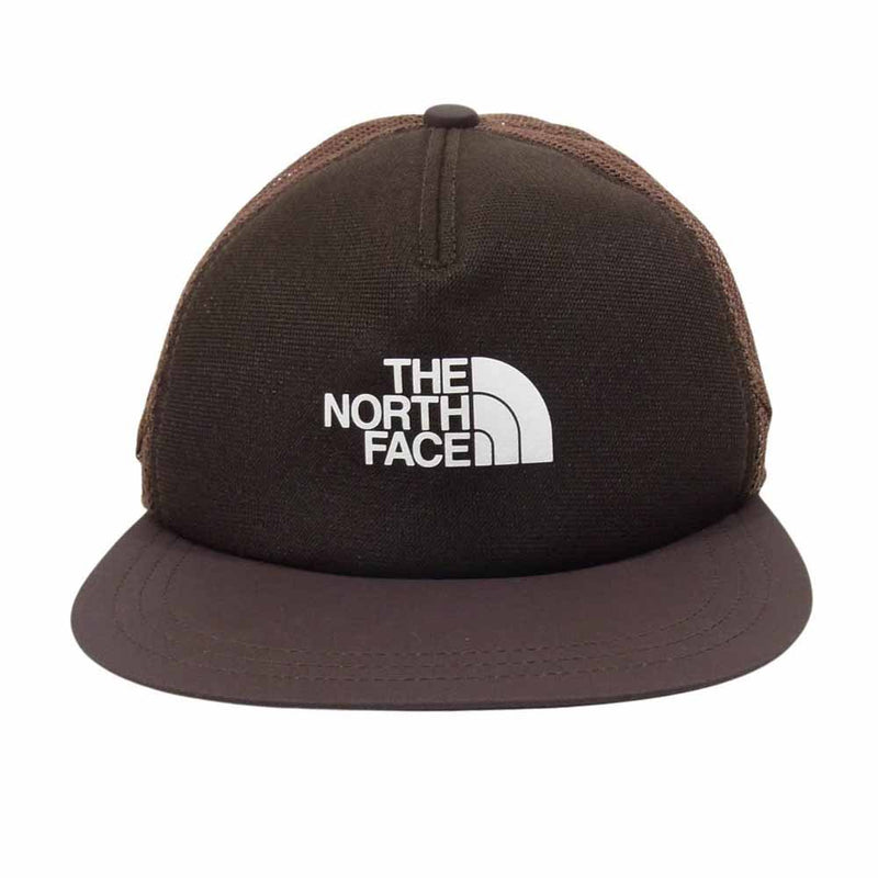 THE NORTH FACE ノースフェイス NN02279 RUN ALL MESH CAP ランオール メッシュ キャップ 帽子 ブラウン系 L【中古】