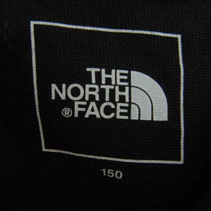 THE NORTH FACE ノースフェイス NTJ32357 キッズ 子供用 ロングスリーブ スモール スクエアロゴ 長袖Tシャツ ブラック系 150【中古】